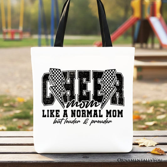 Cheerleading mom reusable canvas bag for competition weekends