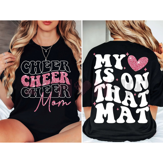 Stylish cheer mom shirt for all star cheer competitions and nationals