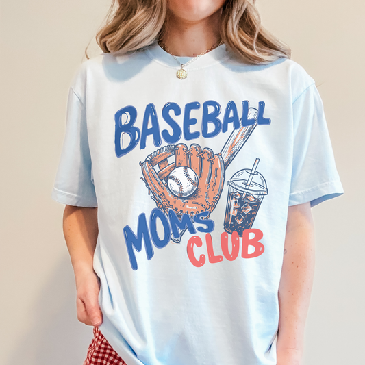 Baseball mom graphic t-shirt relaxed unisex fit for tournament weekends