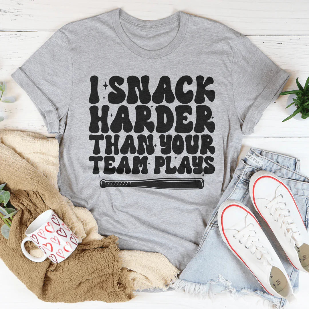 Funny sports graphic tee styled oversized with leggings and sneakers