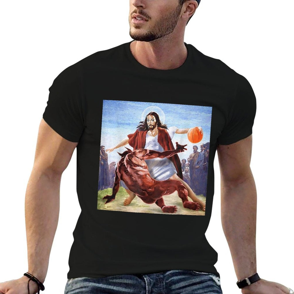 Jesus Crossover T-Shirt Front